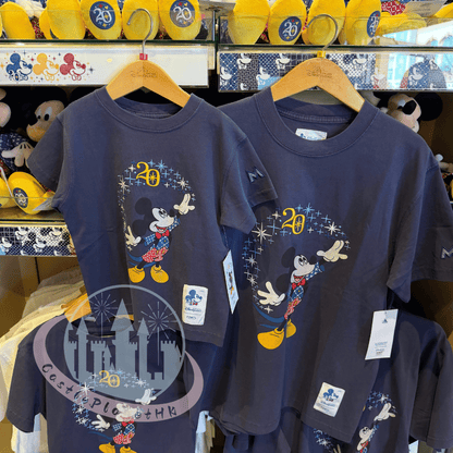 "Pre-Order" HKDL - Mickey Mouse Embroidery T-Shirt, FDMTL Collection (HKDL 20th Anniversary Grand)