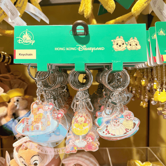 "Pre-Order" HKDL - Chip 'n' Dale Keychain set, CnD Hong Kong Cuisine 2026