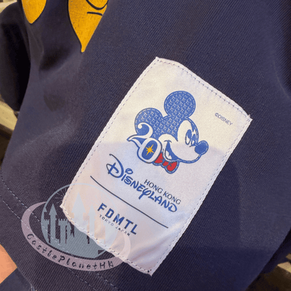 "Pre-Order" HKDL - Mickey Mouse Embroidery T-Shirt, FDMTL Collection (HKDL 20th Anniversary Grand)