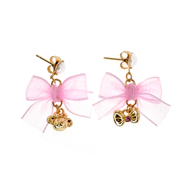 "Pre-Order" HKDL - ShellieMay Mesh Bow Earrings