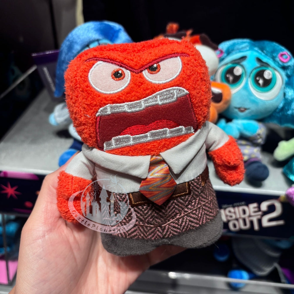 HKDL - ANGER Magnetic Shoulder Pal Plush, Inside Out 2【Ready Stock】