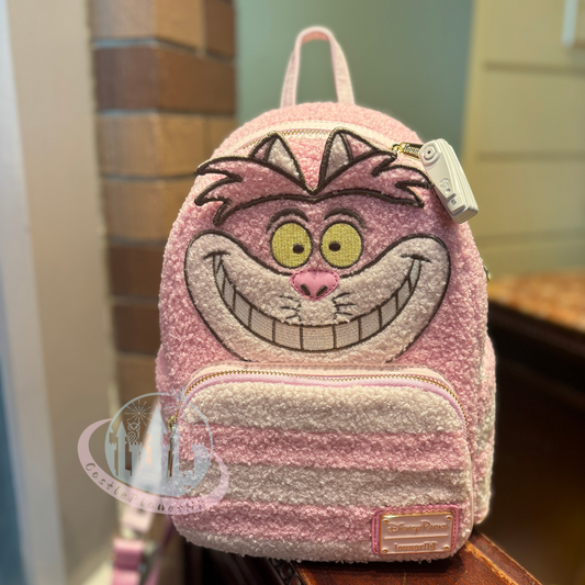 HKDL - Cheshire Cat Loungefly Mini Backpack, Alice in Wonderland【Ready Stock】