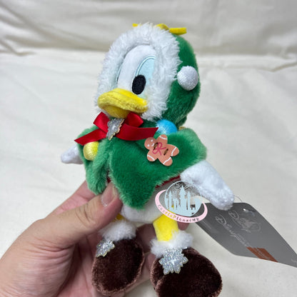HKDL - Donald Duck Christmas Tree Fashion Plush Keychain, Disney Christmas 2025【Ready Stock】