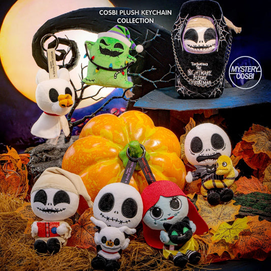 “Pre-Order” Other - Disney The Nightmare Before Christmas Plush Keychain Blind Box, COSBI