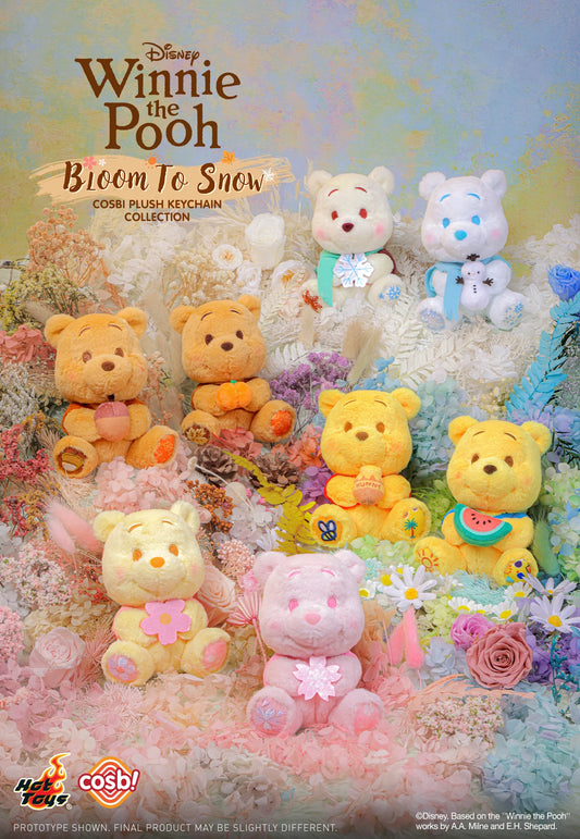 “Pre-Order” Other - Disney Winnie the Pooh Plush Keychain Blind Box (Bloom to Snow), COSBI