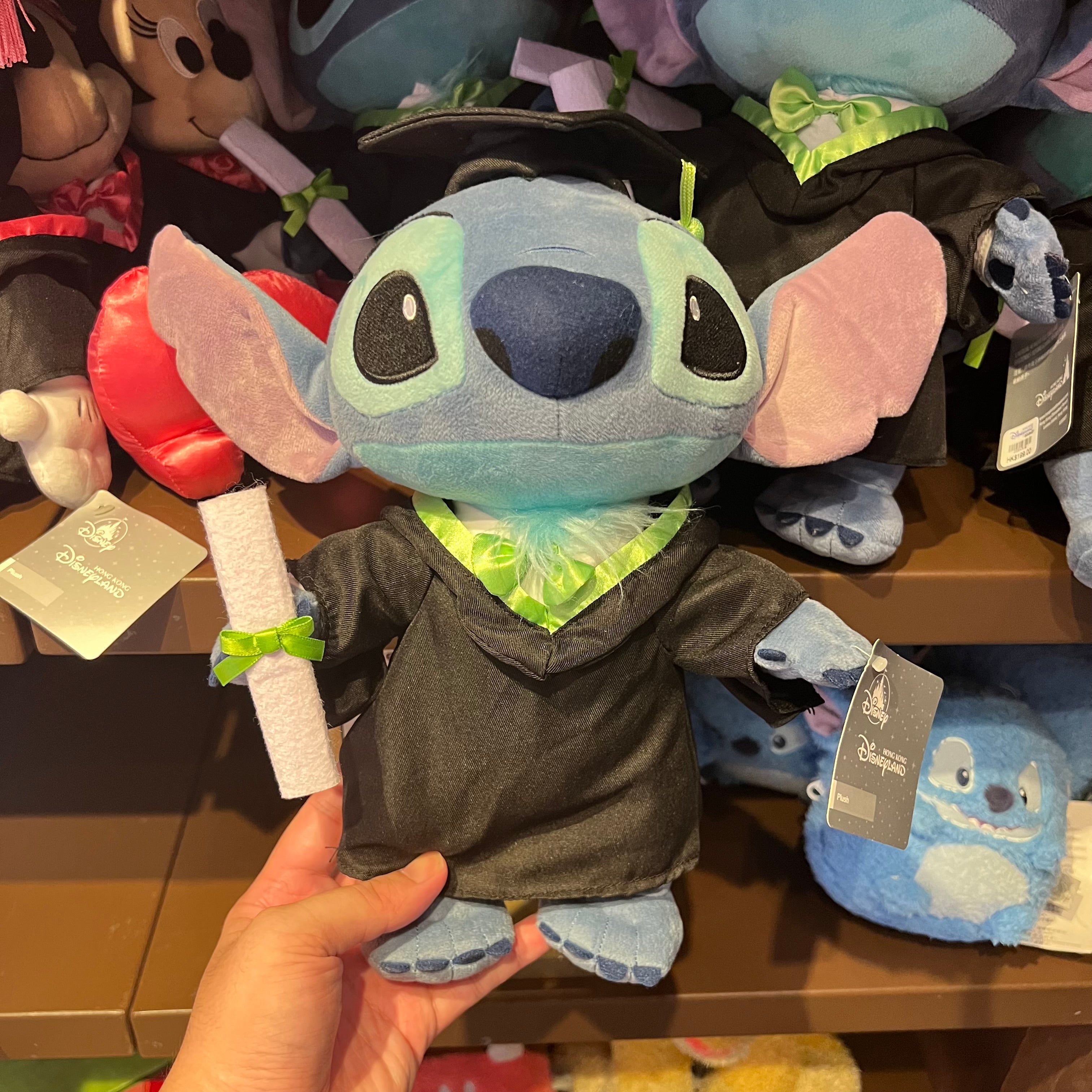 HKDL Stitch Graduation Plush Ready Stock CastlePlanetHK