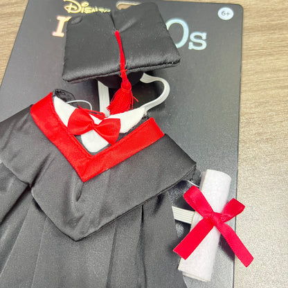HKDL - nuiMOs Plush Costume Outfit Graduation Gown Mickey Black【Ready Stock】