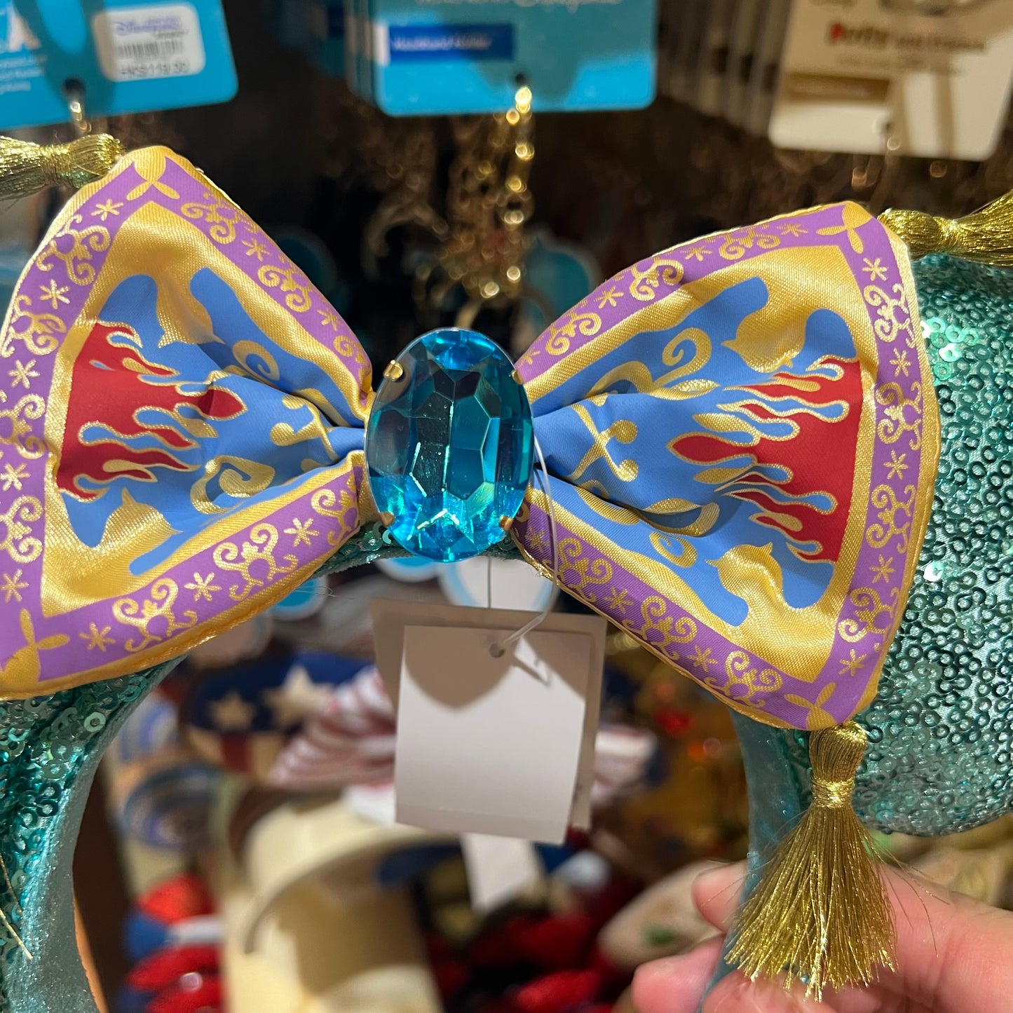 HKDL - Aladdin Jasmine Princess Ears Headband 【Ready Stock】