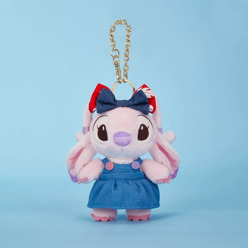 “Pre-order” SHDR - Angel Plush Keychain, Stitch Denim Series