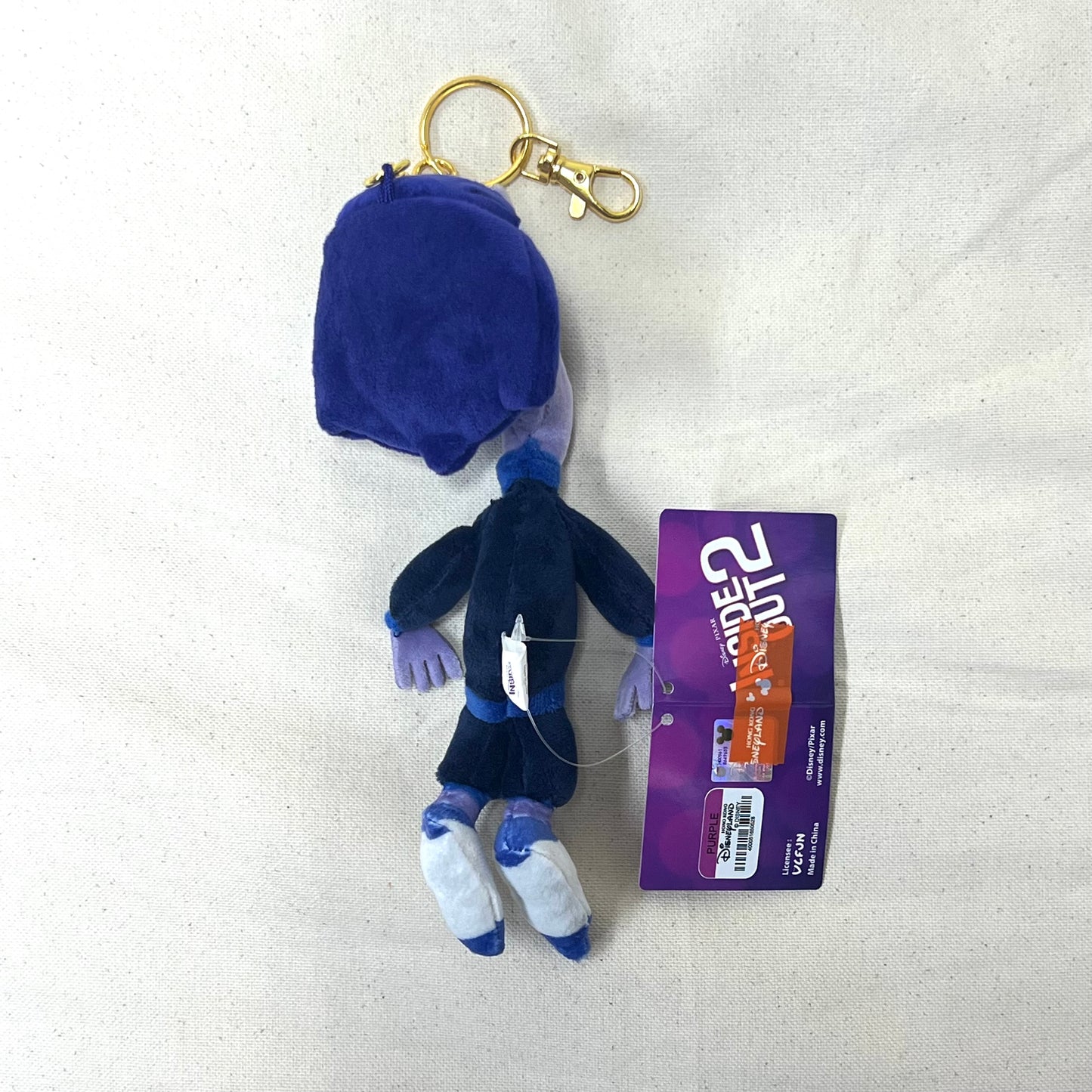 HKDL - ENNUI  Plush Keychain (Inside Out 2)【Ready Stock】