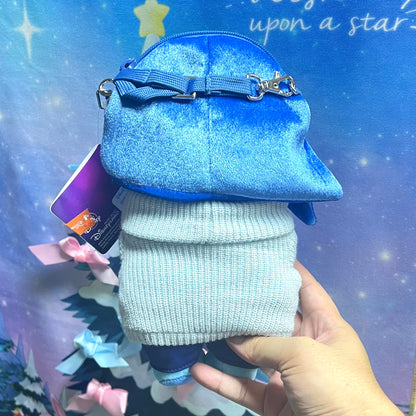 HKDL - SADNESS Plush Shoulder Bag/Crossbody Bag - Pixar Plush - Inside Out 2【Ready Stock】