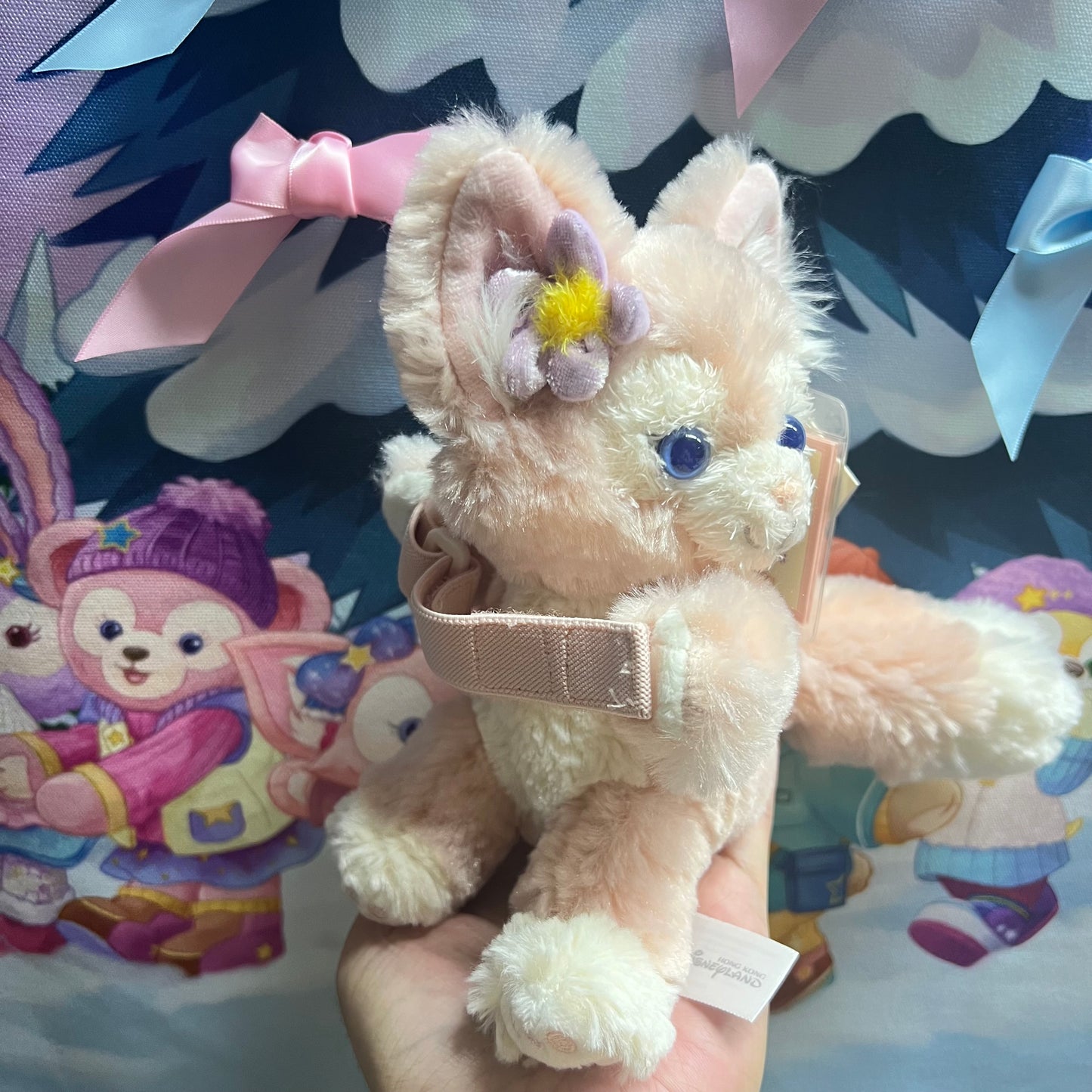 HKDL - Linabell Plush Curtain Tie Back Holder/Arm Plush Toy【Ready Stock】