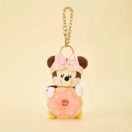“Pre-order” SHDR - Minnie Mouse Plush Bag Charm Keychain, Sweetheart Breakfast series