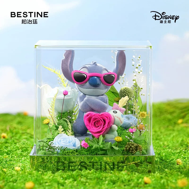 "Pre-Order" SHDR - Stitch Preserved Rose Flowers (Disney X BESTINE)