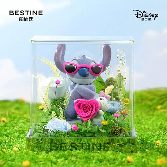 "Pre-Order" SHDR - Stitch Preserved Rose Flowers (Disney X BESTINE)