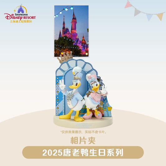 “Pre-order” SHDR - Donald Duck Figures Desktop Photo Holder, DONALD BIRTHDAY 2025
