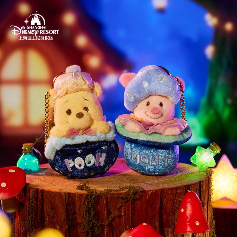 “Pre-order” SHDR - Piglet Potion Jar Plush Keychain, Winnie the Pooh and Friends Halloween 2025