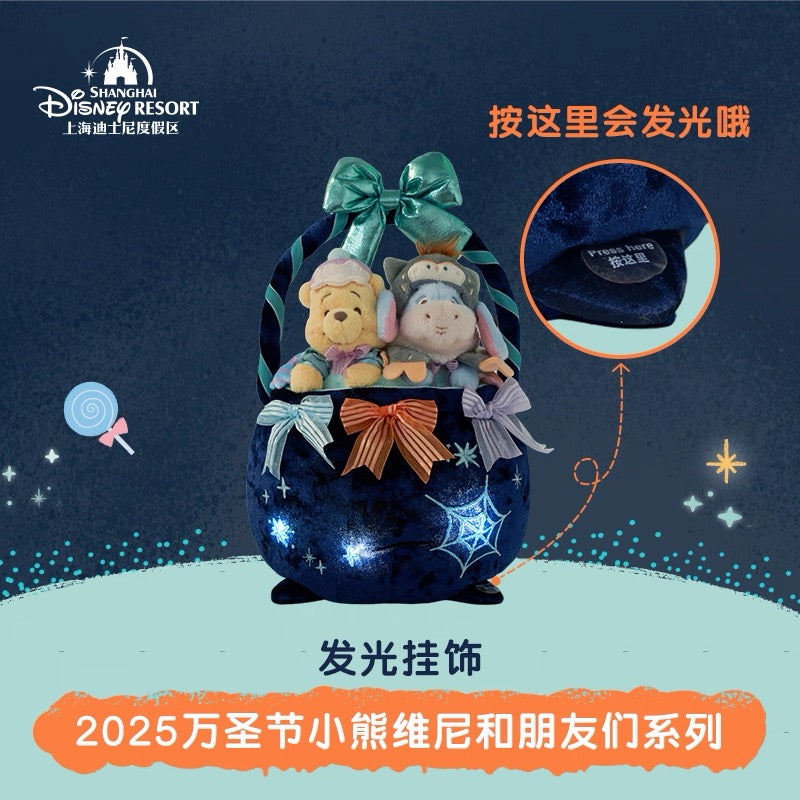 “Pre-order” SHDR - Pooh and Eeyore Luminous Door Hanging, Winnie the Pooh and Friends Halloween 2025