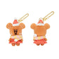 “Pre-order” SHDR - Minnie Mouse Gingerbread Cookie Plush Keychain 13cm, Christmas 2024