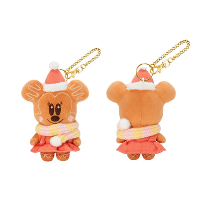 “Pre-order” SHDR - Minnie Mouse Gingerbread Cookie Plush Keychain 13cm, Christmas 2024