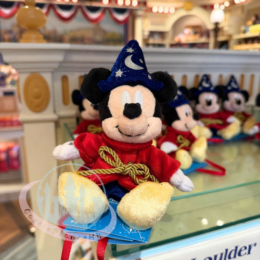 HKDL - Sorcerer Mickey Magnetic Shoulder Pal Plush【Ready Stock】