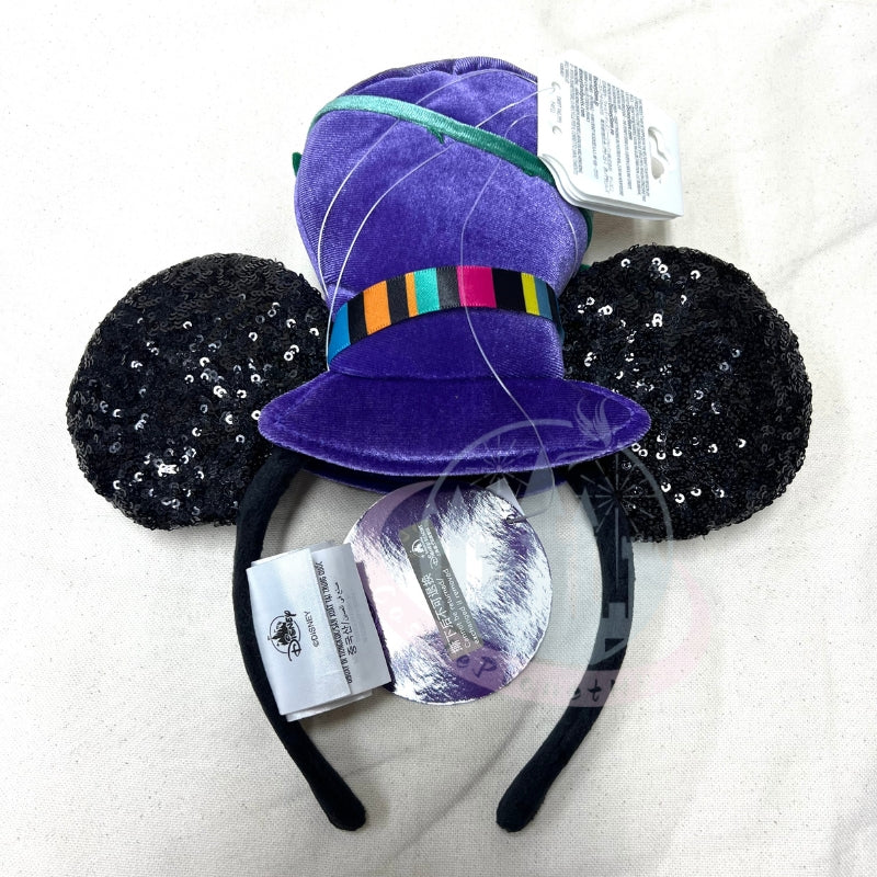 "Pre-Order" SHDR - Spider Web Hat Sequin Mickey Mouse Ears Headband (Halloween 2024)