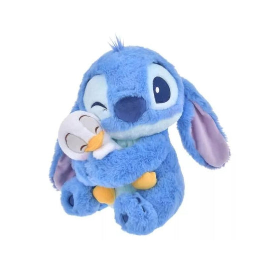 HKDL - Stitch Plush Hug With Duck (Disney Stitch Day Collection)【Ready Stock】