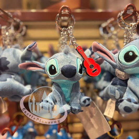 "Pre-Order" HKDL - Stitch Plush Keychain, Lilo & Stitch
