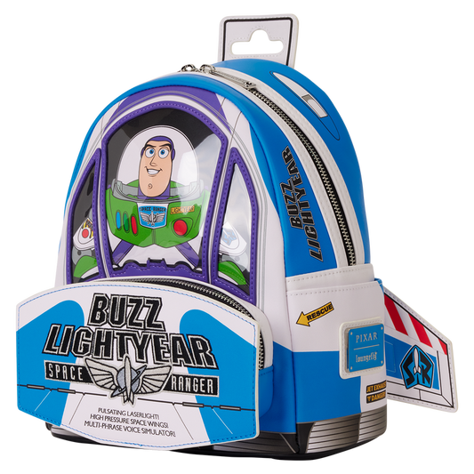 "Pre-Order" HKDL - Buzz Lightyear Glow Loungefly Mini Backpack, Toy Story 30th Anniversary