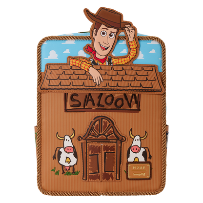 "Pre-Order" HKDL - Toy Story 30th Anniversary Woody Saloon Loungefly Mini Backpack