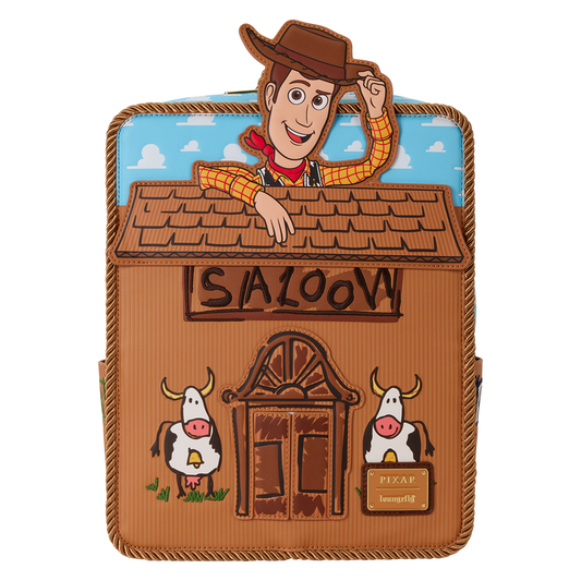 "Pre-Order" HKDL - Toy Story 30th Anniversary Woody Saloon Loungefly Mini Backpack