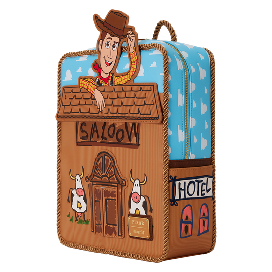 "Pre-Order" HKDL - Toy Story 30th Anniversary Woody Saloon Loungefly Mini Backpack
