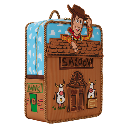 "Pre-Order" HKDL - Toy Story 30th Anniversary Woody Saloon Loungefly Mini Backpack