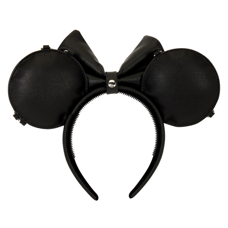 “Pre-order” HKDL - Minnie Mouse Studs & Chains Loungefly Ear Headband for Adults