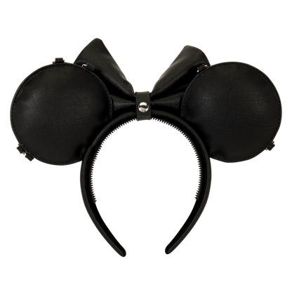 “Pre-order” HKDL - Minnie Mouse Studs & Chains Loungefly Ear Headband for Adults