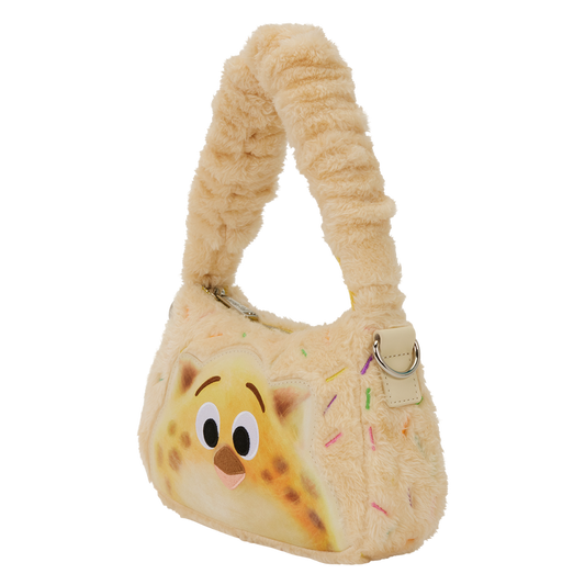 "Pre-Order" HKDL - Officer Clawhauser Cotton Candy Plush Cosplay Loungefly Crossbody Bag, Zootopia 2