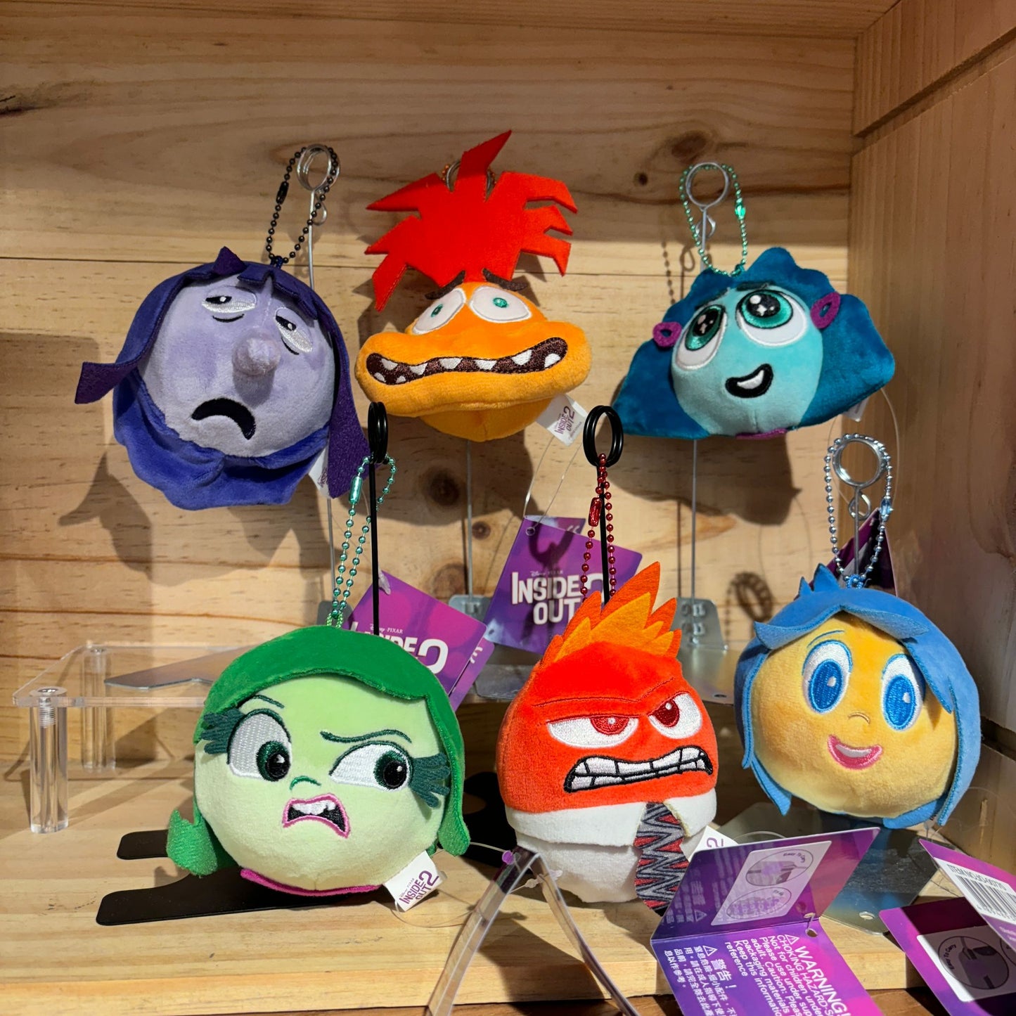 HKDL - ANGER Bag Charm - Pixar Inside Out 2【Ready Stock】