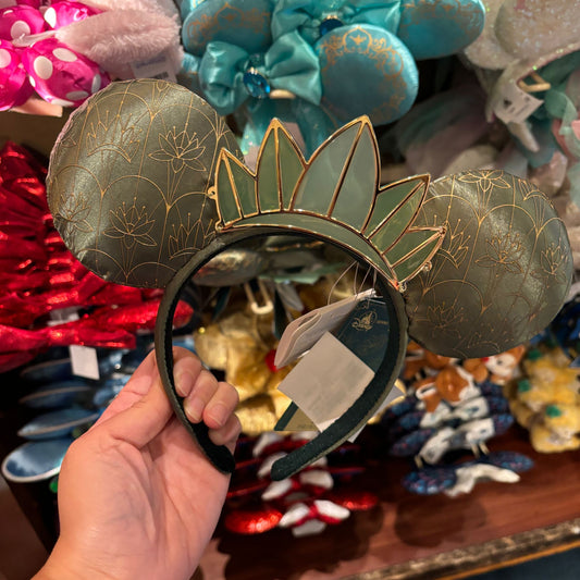 HKDL - Tiana Ears Headband for Adults, The Princess and the Frog 【Ready Stock】