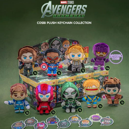 “Pre-Order” Other - Marvel Studios' Avengers: Doomsday Plush Keychain Blind Box, COSBI