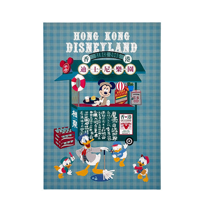 "Pre-Order" HKDL - Mickey and Donald Postcard, Mickey and Friends Hong Kong Vintage Collection 2026