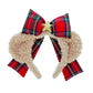 HKDL - ShellieMay 2024 Xmas Checked Bow Ears Headband , Duffy and Friends - 2024 Christmas Collection【Ready Stock】