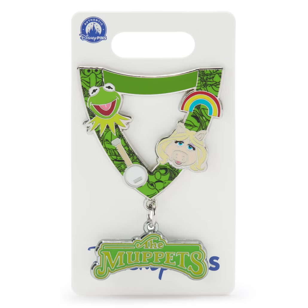 "Pre-Order" HKDL - Kermit and Miss. Piggy Lanyard Pin, The Muppets