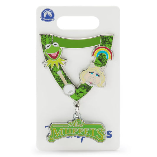 "Pre-Order" HKDL - Kermit and Miss. Piggy Lanyard Pin, The Muppets