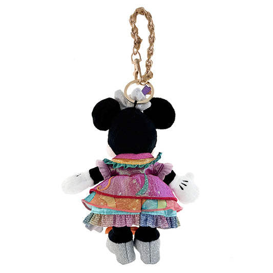 "Pre-Order" HKDL - Minnie Mouse Plush Bag Charm Keychain, HKDL 20th Anniversary Grand Celebration