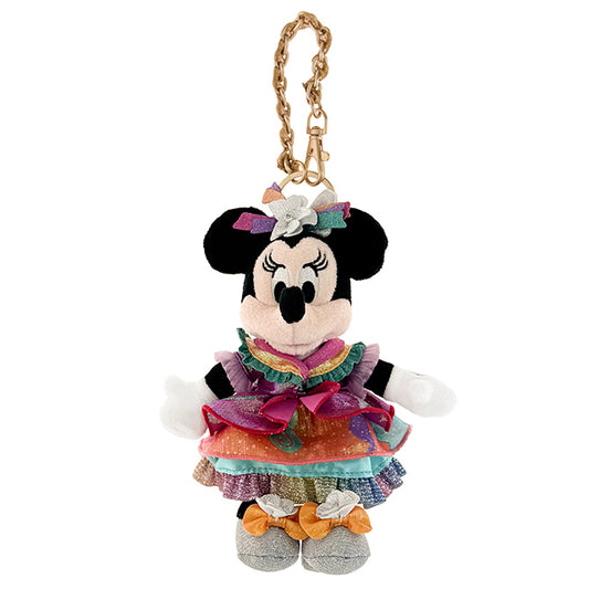 "Pre-Order" HKDL - Minnie Mouse Plush Bag Charm Keychain, HKDL 20th Anniversary Grand Celebration