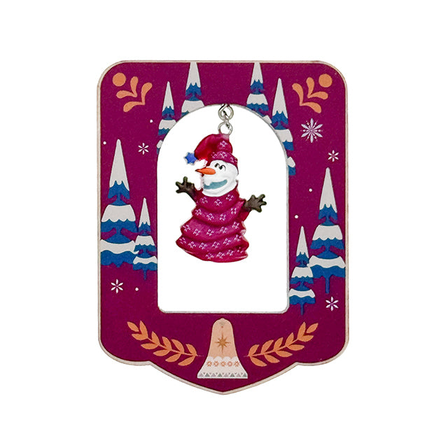 “Pre-order” HKDL - Olaf Wooden Decoration Magnet, Frozen