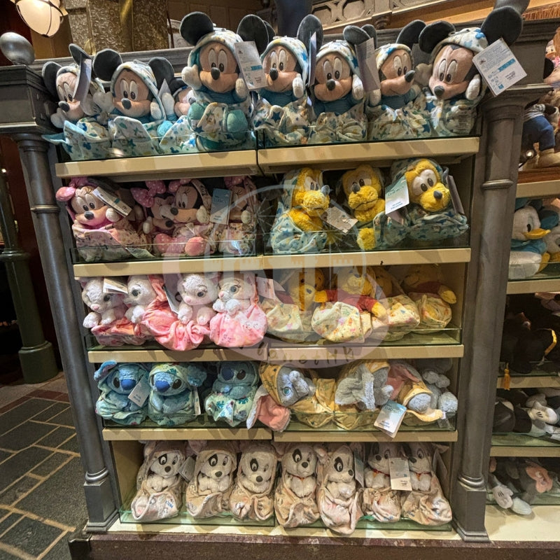 HKDL - Babies Stitch Plush Peluche in Hooded Blanket【Ready Stock】