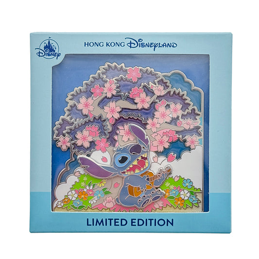 "Pre-Order" HKDL - Stitch Limited Edition Badge Pin, Spring, Four Seasons Series 2026