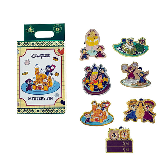 "Pre-Order" HKDL - Chip 'n' Dale 2-Piece Mystery Pin Blind Pack, CnD Hong Kong Cuisine 2026