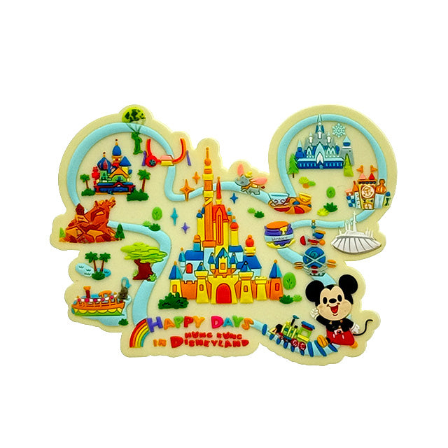 "Pre-Order" HKDL - Park Life Cute Mickey and Friends Magnet